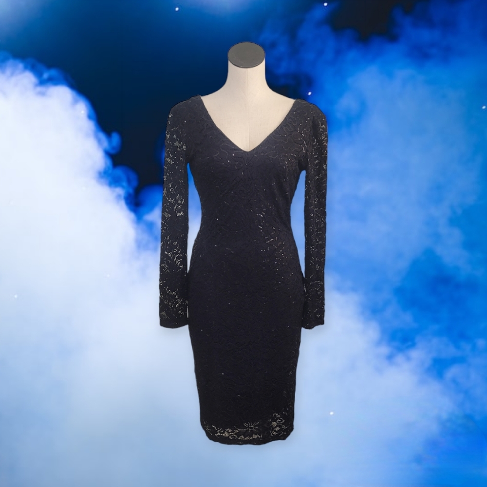 Black Lace Party Dress